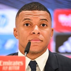 Kylian Mbappé avait fait part de son désir de participer aux JO de Paris avec les Bleus

Kylian Mbappé pendant sa conférence de presse lors de sa presentation comme nouveau joueur du Real Madrid au stade Santiago Bernabeu le 16 juillet 2024. © Matthieu Mirville/ZUMA Press/Bestimage