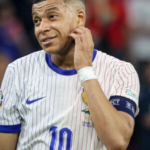 Kylian Mbappé - Déception des joueurs du France apres defaite - Demi-finale de l'Euro 2024 entre l'Espagne et la France (2-1) à Munich en Allemagne le 9 juillet 2024.