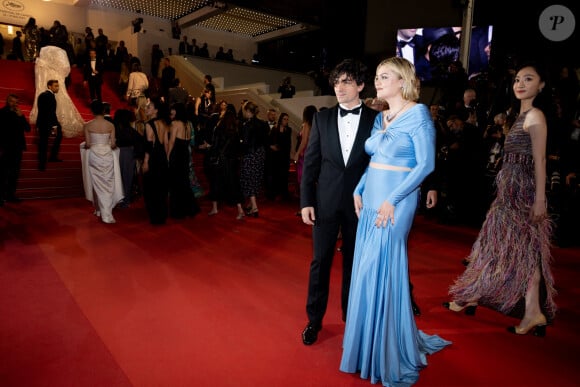 Florian Rossi et sa compagne Louane Emera - Montée des marches du film " The Idol " lors du 76ème Festival International du Film de Cannes, au Palais des Festivals à Cannes. Le 22 mai 2023 © Jacovides-Moreau / Bestimage 