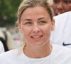 "J'ai tellement le JO bleus ! Du coup, je me suis fait un petit medley cette nuit", explique-t-elle
 
Le départ des 10 km du PSG au Parc des Princes en présence de Laure Boulleau - Première édition des "10 km du Paris Saint-Germain" au Parc des Princes à Paris le 2 juillet 2023. La dernière de nombreuses initiatives hors-football du club de la capitale dont il peut, déjà, se targuer de la réussite : au total, ce sont plus de 12 000 participants qui ont pris le départ de ce parcours de 10 kilomètres, maillot noir floqué au nom de la course (" We run Paris ") sur les épaules.