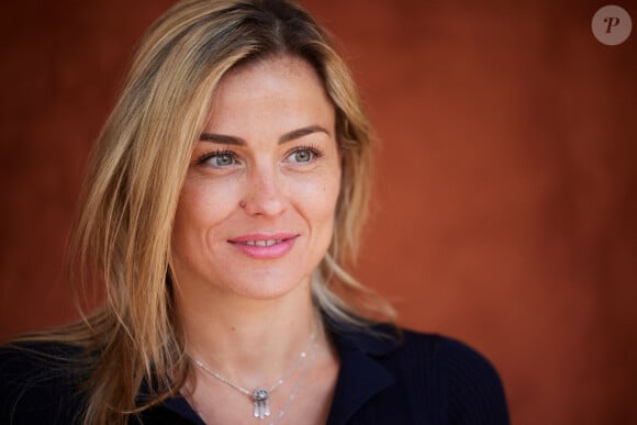 Laure Boulleau au village lors des Internationaux de France de tennis de Roland Garros 2023, à Paris, France, le 4 juin 2023. © Cyril Moreau/Bestimage