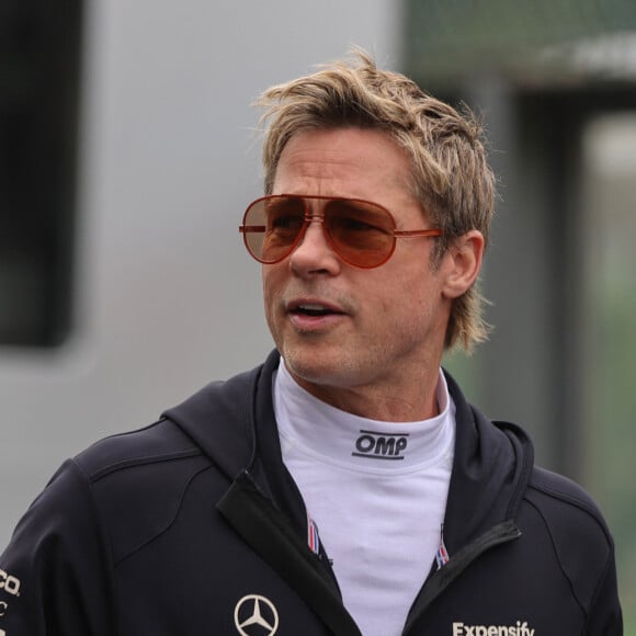 Brad Pitt (USA) sur le plateau du film "F1" FORMULE 1 : Grand Prix de Belgique - Spa-Francorchamps - 25/07/2024