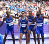 Un athlète français brise le silence après une polémique
 
Muhammad Abdallah Kounta, Gilles Biron, Téo Andant et Fabrisio Saidy remporte leur série du 4x400 m et décrochent leurs billets pour l'épreuve finale des Jeux Olympiques de Paris (JO) au Stade France, à Saint-Denis banlieue de Paris, France. © Federico Pestellini/Panoramic/Bestimage