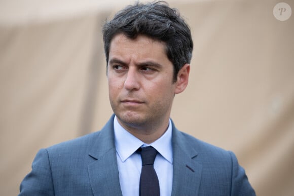 Gabriel Attal ne se sera pas inscrit dans la durée en tant que chef du gouvernement français
Le Premier ministre Gabriel Attal visite le camp caporal Alain Mimoun sur la Pelouse de Reuilly, lors des Jeux Olympiques de Paris (JO). Le camp accueille quelques militaires mobilisés pour participer à la sécurité des Jeux Olympiques de Paris. © Raphaël Lafargue / Pool / Bestimage 