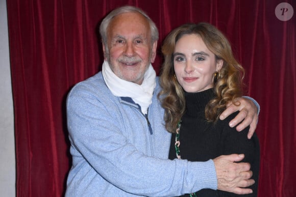 Patrice Laffont et sa fille Mathilde - Générale de la pièce "Phèdre Inattendue" au théâtre du Ranelagh à Paris le 3 avril 2023. © Giancarlo Gorassini/Bestimage