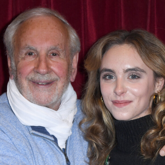 Patrice Laffont et sa fille Mathilde - Générale de la pièce "Phèdre Inattendue" au théâtre du Ranelagh à Paris le 3 avril 2023. © Giancarlo Gorassini/Bestimage