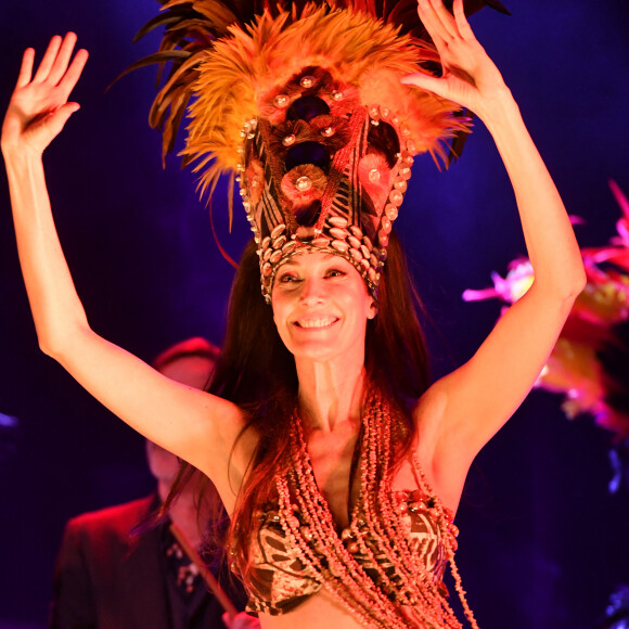 Mareva Galanter (Miss France 1999) en concert au théâtre Music-Hall Show l'Alhambra à Paris, France, le 23 novembre 2023. © Veeren/Bestimage