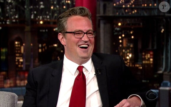 Matthew Perry participe à l'émission Late Show With David Letterman Photo by Wenn/ABACAPRESS.COM