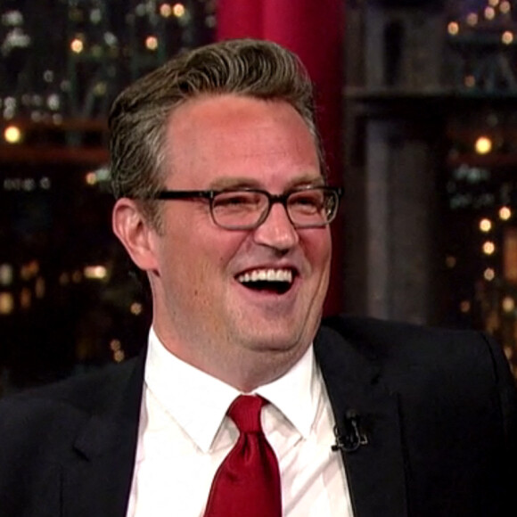 Matthew Perry participe à l'émission Late Show With David Letterman Photo by Wenn/ABACAPRESS.COM