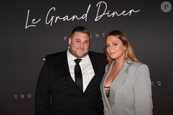 Nicolas Scuderi et Daniela Pinto (Nicocapone) - Soirée du Grand Dîner "Trophée Forbes" au Four Seasons Hôtel George V Paris le 30 septembre 2022. © Coadic Guirec - Rachid Bellak / Bestimage