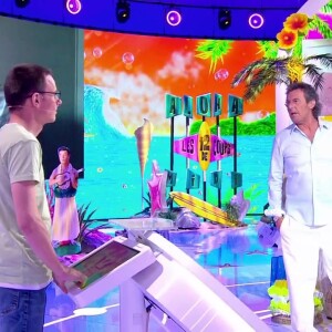 Au fil des mois, une complicité est née entre Jean-Luc Reichmann et son champion Emilien
Jean-Luc Reichmann et Emilien sur le plateau des "12 coups de midi"