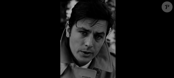 Photo d'Alain Delon diffusée dans le portrait de son fils Alain-Fabien Delon dans "Sept à Huit" en 2021.