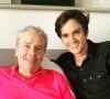 Alain-Fabien Delon a partagé une photo avec son père Alain Delon sur Instagram le 4 septembre 2019.