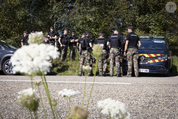 Battue dans le Bas-Rhin, le 28 septembre 2023, pour retrouver Lina, 15 ans, disparue depuis le 23 septembre 2023. © Elyxandro Cegarra / Panoramic / Bestimage