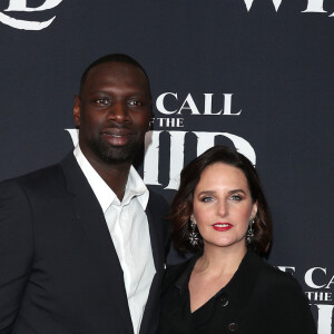 Omar Sy, Hélène Sy - Photocall de la première du film L'Appel de la forêt (The call of the wild) à Los Angeles le 13 février 2020. 