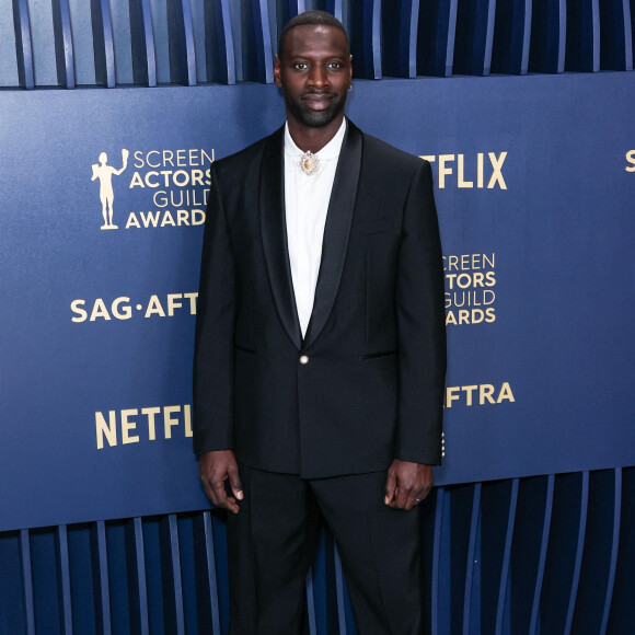 Omar Sy à la cérémonie des Screen Actors Guild Awards à Los Angeles. Le 22 février 2024.