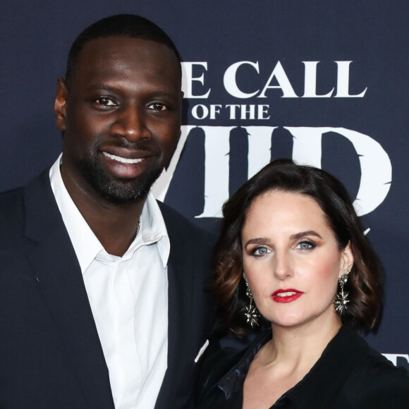 Omar Sy et sa femme Hélène à la première du film "The Call of the Wild" à Los Angeles, le 13 février 2020. 