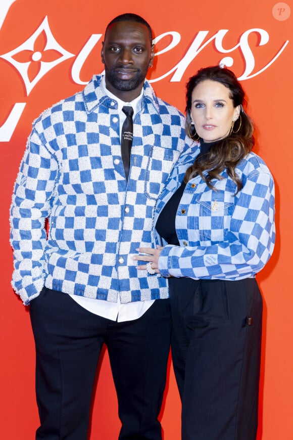 Omar Sy, Hélène Sy – Photocall du Défilé de mode Louis Vuitton Homme, Collection Automne-Hiver 2024/2025 dans le cadre de la Fashion Week de Paris, France, le 16 Janvier 2024. © Olivier Borde / Bestimage  Photocall of the Louis Vuitton Men's Fashion Show, Fall-Winter 2024/2025 Collection as part of Paris Fashion Week, France, January 16, 2024 