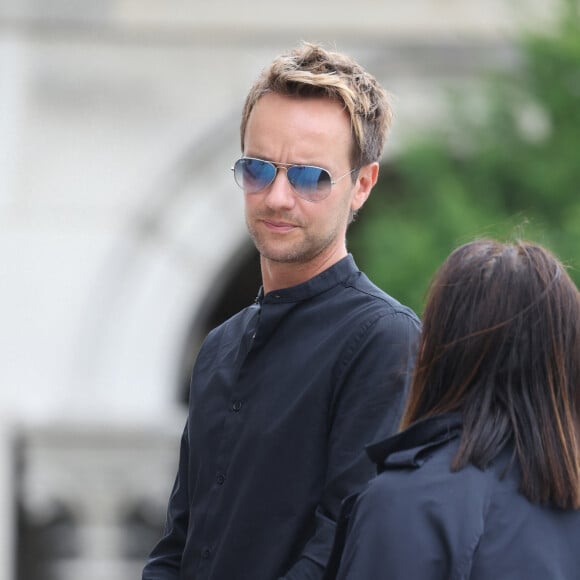 En plein direct, il a été grillé en train de se plaindre d'un chanteur...
Cyril Féraud - Obsèques de P.Laffont dans la salle de la Coupole du cimetière du Père-Lachaise à Paris, le 23 août 2024. L'animateur de télévision est décédé le 7 août 2024 à l'âge de 84 ans. © Dominique Jacovides / Bestimage