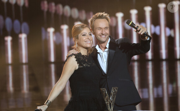 Léa Salamé et Cyril Féraud - 39ème cérémonie des Victoires de la musique à la Seine musicale de Boulogne-Billancourt, France, le 9 février 2024. © Coadic Guirec/Bestimage