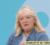 Présente sur le plateau de "Bonjour !", Charlotte de Turckheim a fait une révélation surprenante
Charlotte de Turckheim dans l'émission "Bonjour !" sur TF1.
