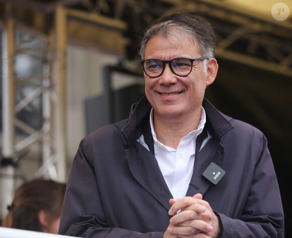 Olivier Faure - Les opposants à l'extrême-droite, les syndicats et les associations et la coalition de gauche du "Nouveau Front Populaire" manifestent pour mobiliser pour les élections législatives contre la montée de l'extrême-droite à Paris, France. © Jonathan Rebboah/Panoramic/Bestimage 