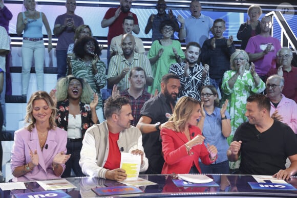 Exclusif - Moon, Alex Goude, Pascale de La Tour du Pin et Raymond Aabou - Sur le nouveau plateau de l'émission TPMP (Touche Pas à Mon Poste), Pilotes pour la nouvelle saison - Paris - © Jack Tribeca / Bestimage