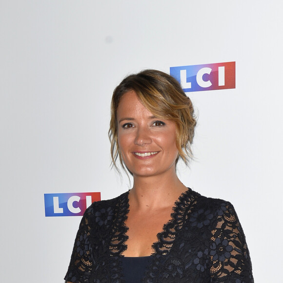 Pascale de La Tour du Pin lors du photocall de la conférence de rentrée de la chaine LCI à Boulogne Billancourt. © Coadic Guirec / Bestimage