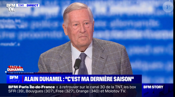 Alain Duhamel quitte BFMTV à la fin de la saison