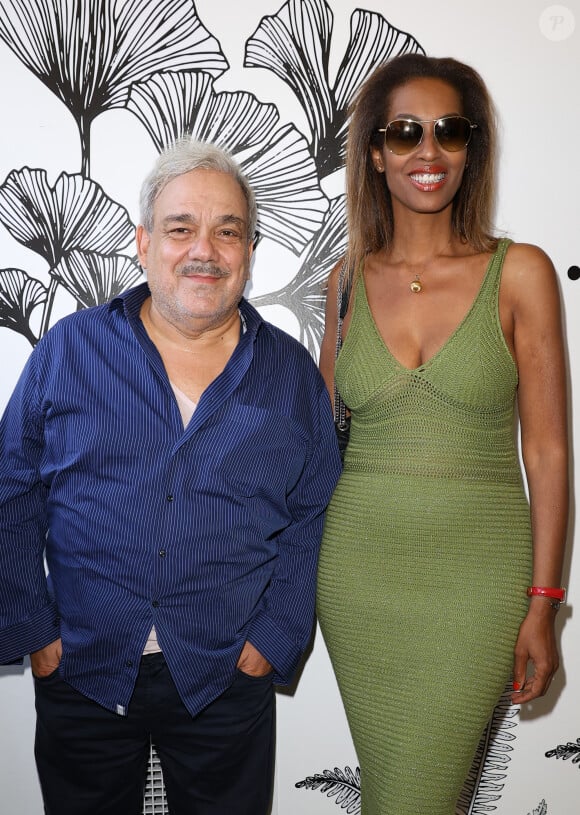 Marie-Sandra Badini Duran et son mari Didier Bourdon - Photocall de la cérémonie d'ouverture de la 17ème édition du Festival du Film Francophone (FFA) de Angoulême. Le 27 août 2024 © Coadic Guirec / Bestimage