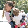 Jennifer Garner et ses filles (24 mars 2010, Californie)