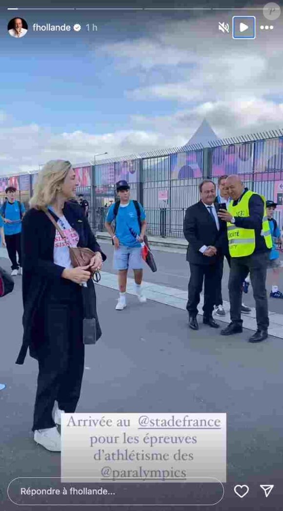 Ce mercredi 4 septembre 2024, la réalisatrice et l'homme politique ont assisté aux épreuves de Para athlétisme qui se sont déroulées au stade de France.
Julie Gayet et François Hollande arrivant tous les deux au Stade de France ce mercredi 4 septembre 2024 dans le cadre des Jeux Paralympiques 2024 pour assister aux épreuves de Para athlétisme.