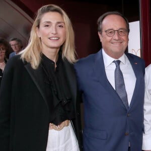 Exclusif - François Hollande et sa femme Julie Gayet - Cocktail pour l'inauguration de la Brasserie " Madame Brasserie " au 1er étage de La Tour Eiffel à Paris. Le 22 Septembre 2022. © Bertrand Rindoff Petroff-Giancarlo Gorassini / Bestimage 