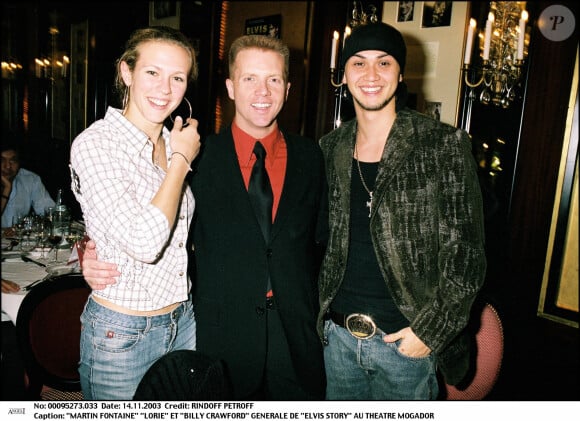 Lorie et Billy Crawford - Générale d'Elvis Story au Théâtre Mogador.