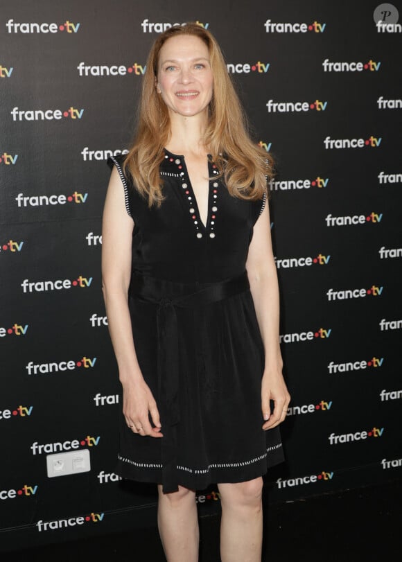 Odile Vuillemin au photocall de la conférence de presse de rentrée de France Télévisions à Paris, France, le 4 septembre 2024. © Coadic Guirec/Bestimage