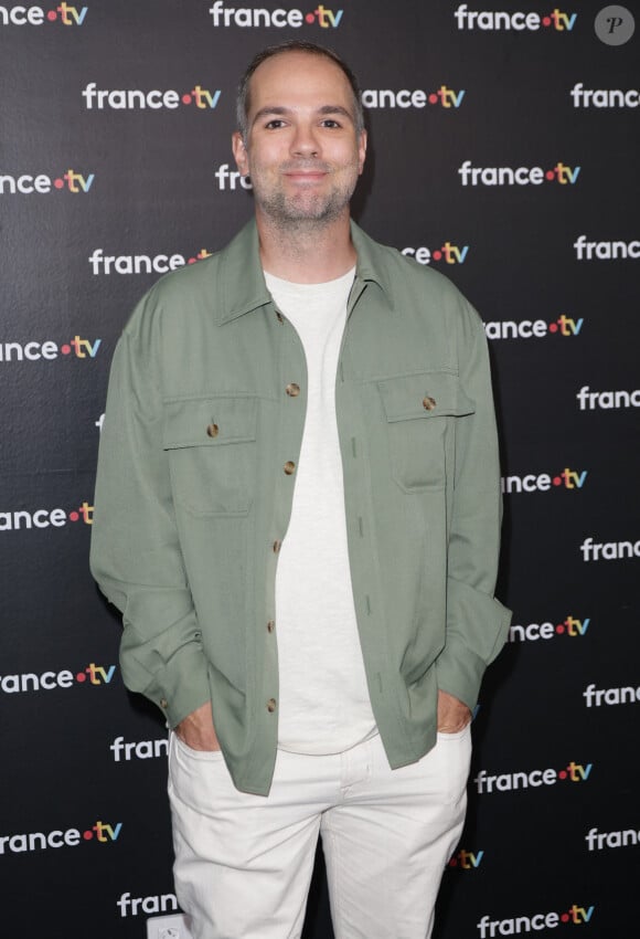 Martin Baumer au photocall de la conférence de presse de rentrée de France Télévisions à Paris, France, le 4 septembre 2024. © Coadic Guirec/Bestimage