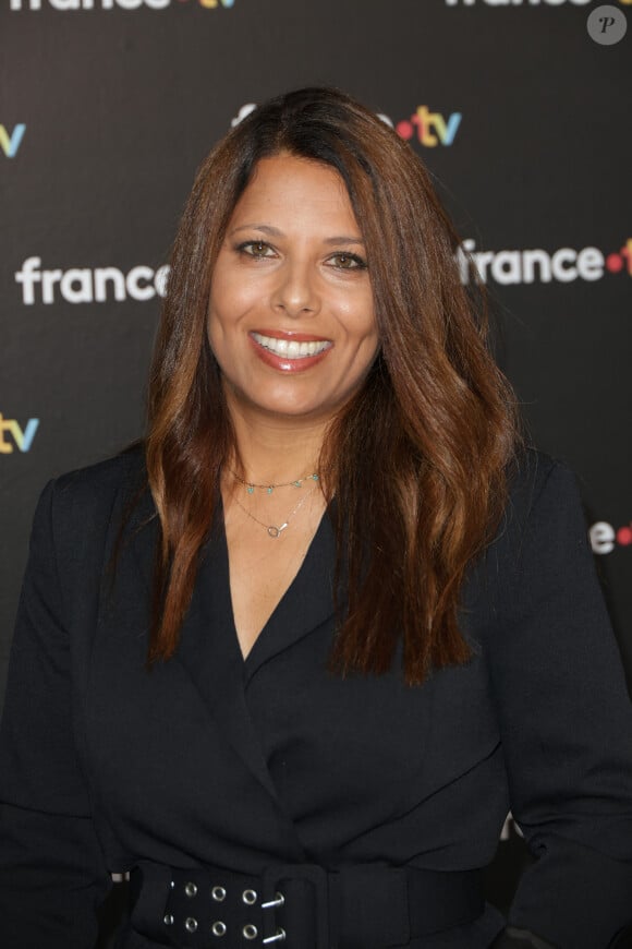 Myriam Seurat au photocall de la conférence de presse de rentrée de France Télévisions à Paris, France, le 4 septembre 2024. © Coadic Guirec/Bestimage