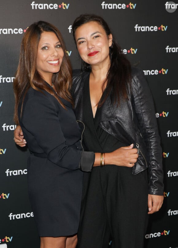 Myriam Seurat et Anaïs Baydemir au photocall de la conférence de presse de rentrée de France Télévisions à Paris, France, le 4 septembre 2024. © Coadic Guirec/Bestimage