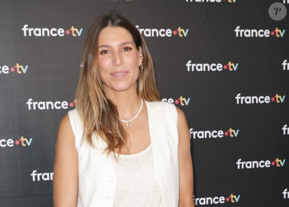 Laury Thilleman au photocall de la conférence de presse de rentrée de France Télévisions à Paris, France, le 4 septembre 2024. © Coadic Guirec/Bestimage