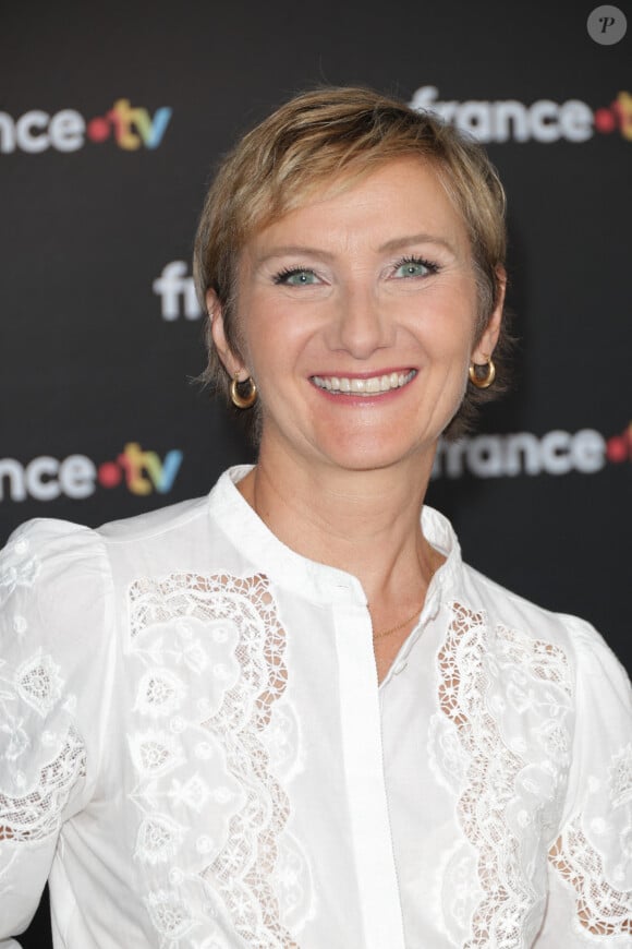 Eléonore Gay au photocall de la conférence de presse de rentrée de France Télévisions à Paris, France, le 4 septembre 2024. © Coadic Guirec/Bestimage