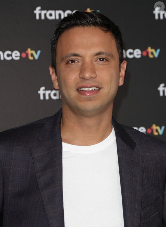 Djamel Mazi au photocall de la conférence de presse de rentrée de France Télévisions à Paris, France, le 4 septembre 2024. © Coadic Guirec/Bestimage