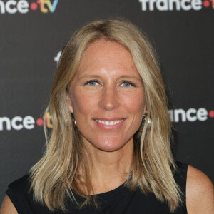 Agathe Lecaron au photocall de la conférence de presse de rentrée de France Télévisions à Paris, France, le 4 septembre 2024. © Coadic Guirec/Bestimage