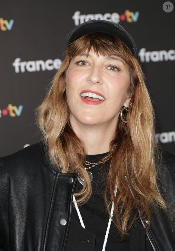 Daphné Bürki au photocall de la conférence de presse de rentrée de France Télévisions à Paris, France, le 4 septembre 2024. © Coadic Guirec/Bestimage