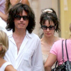 Anne Parillaud et Jean-Michel Jarre en vacances à St Tropez.