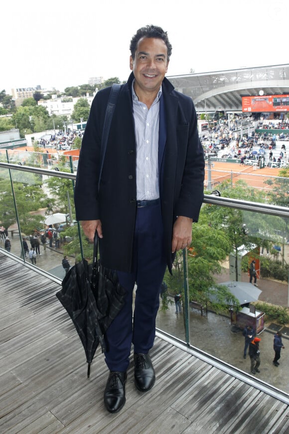 Exclusif - Patrick Cohen (journaliste) - Déjeuner dans la loge de France TV lors des Internationaux de France de Tennis de Roland Garros 2024 - Jour 5 à Paris le 30 Mai 2024. © Bertrand Rindoff / Bestimage