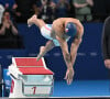 Florent Manaudou de l'équipe de France participe à la finale du 50m nage libre masculin lors de la septième journée des Jeux Olympiques d'été à Paris La Défense Arena le 2 août 2024 à Nanterre près de Paris, France. Photo par David Niviere/ABACAPRESS.COM