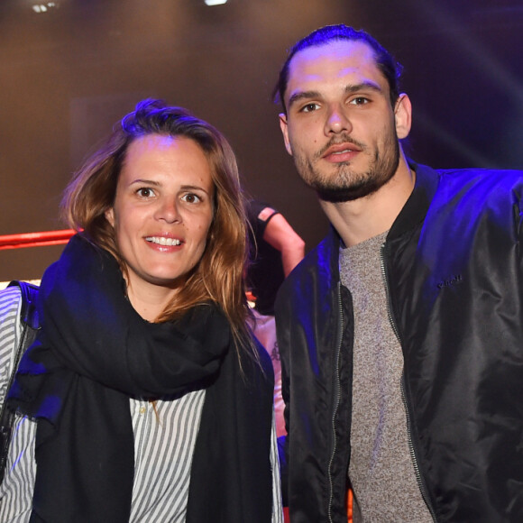 Laure Manaudou et son frère Florent Manaudou lors du gala de boxe organisé par Univent Production au Palais des Sports de Marseille. © Bruno Bebert/Bestimage