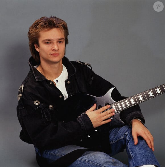 Selon son père, Cameron suit les traces de la légende et maîtrise la batterie ...
David Hallyday, 1988. Photo by DPA/ABACAPRESS.COM