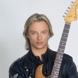 David Hallyday le 03.04.1991 à Munich. Photo by DPA/ABACAPRESS.COM