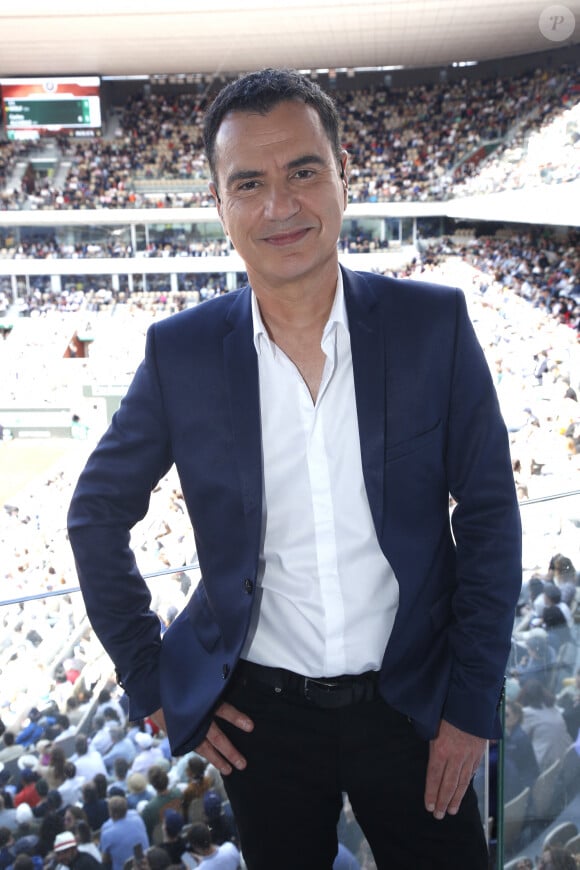 Exclusif - Laurent Luyat - Plateau de France Télévision lors des Internationaux de France de Tennis de Roland Garros 2024 - Jour 1 à Paris le 26 Mai. © Bertrand Rindoff / Bestimage 